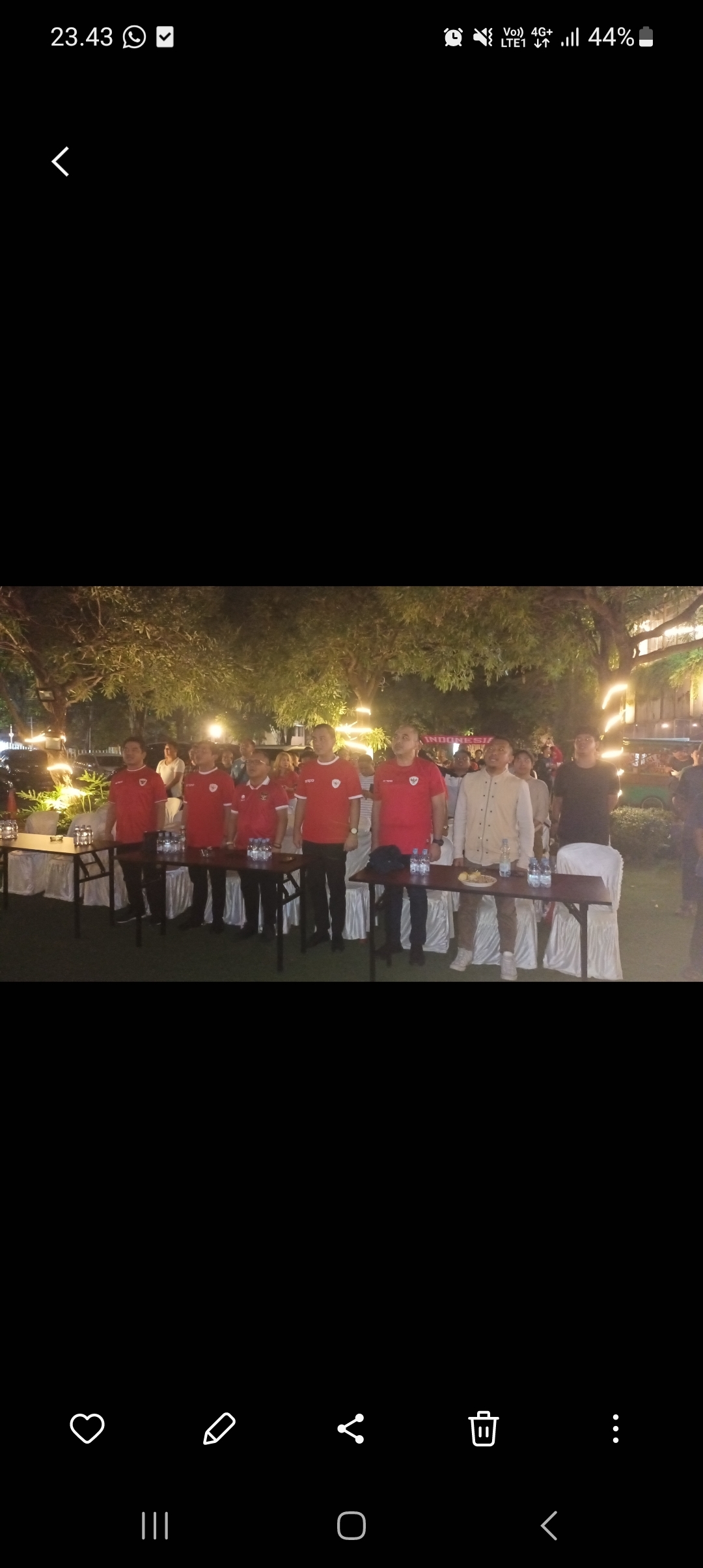 DPD Golkar DKI Jakarta Gelar Nobar Timnas Indonesia U23, Bang Zaki Konsisten Majukan Sepak Bola Indonesia