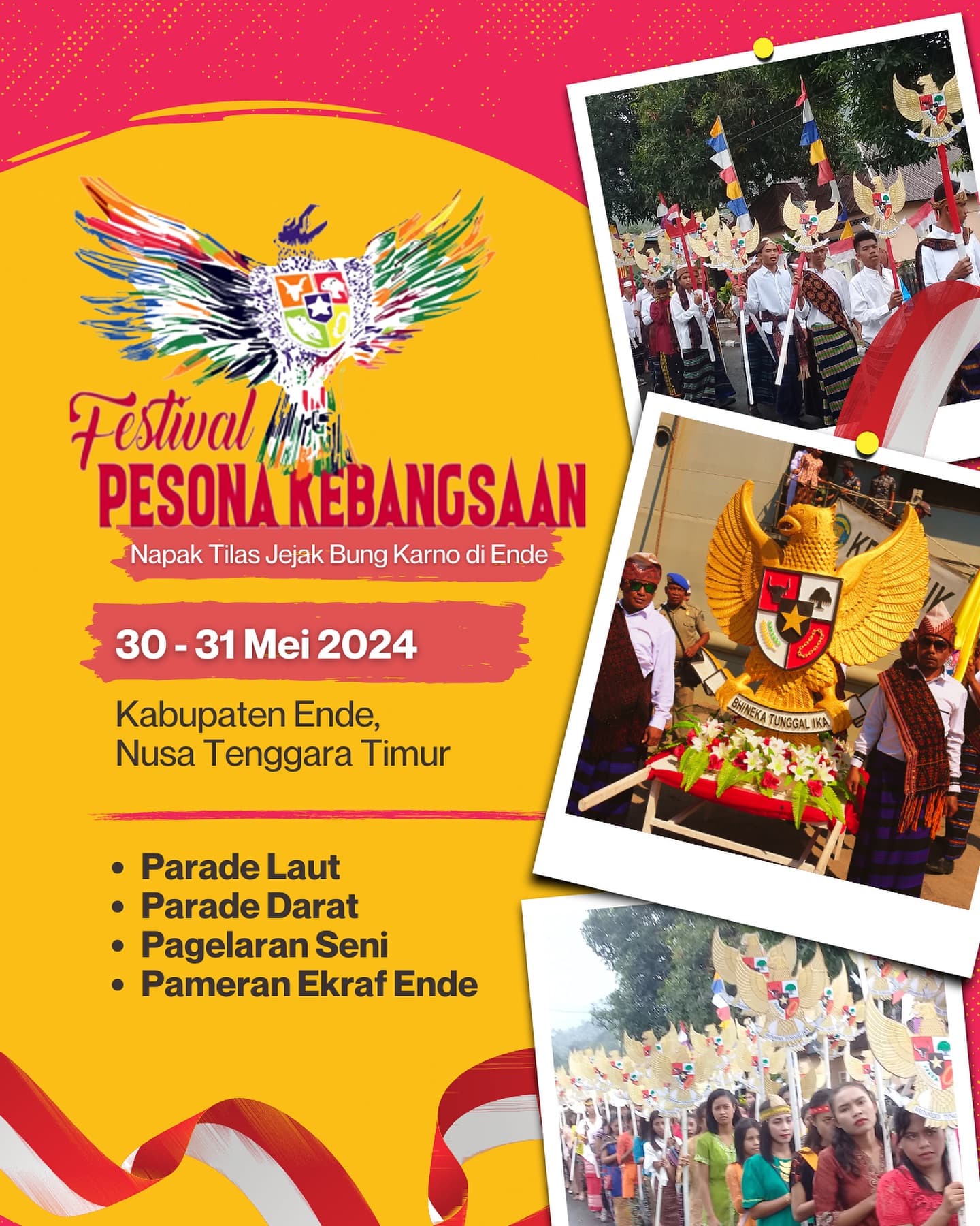 IKUTI! Napak Tilas Jejak Bung Karno di Festival Pesona Kebangsaan 2024, Simak Lokasi dan Tanggal Acaranya