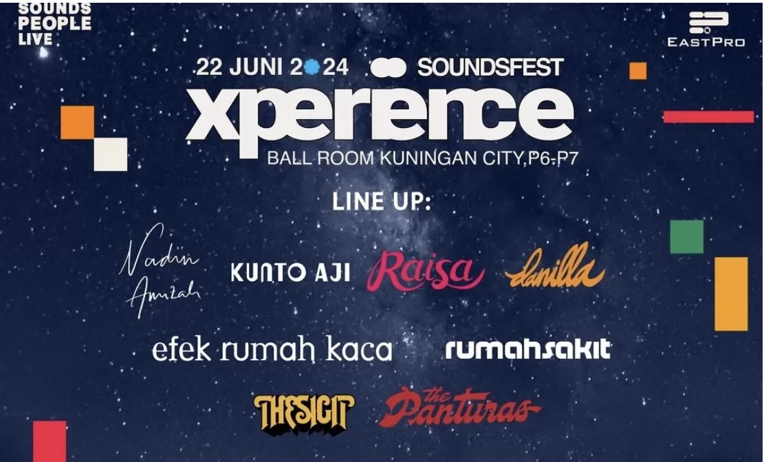 JANGAN LUPA! Soundsfest Experience 2024 di Kuningan City Pada 22 Juni, Ada Raisa, Danilla, The Panturas hingga Nadin Amizah, Segini Harga Tiketnya