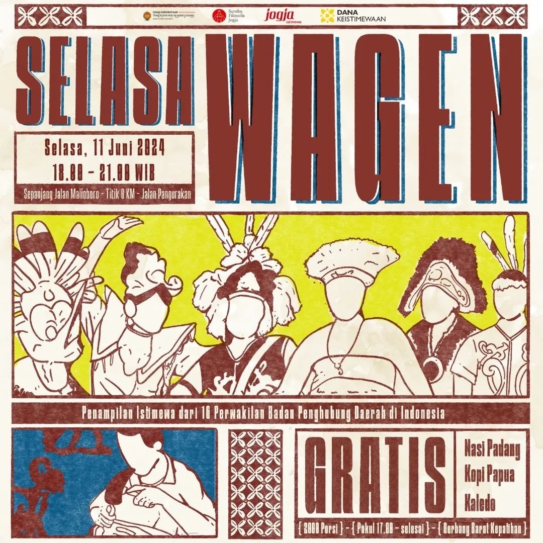 Besok SELASA WAGEN, Ada Makan-Minum Gratis di Jalan Malioboro Jogja, Menunya Nasi Padang, Kopi Papua, hingga Kaledo. Ada Hiburannya Juga Loh!