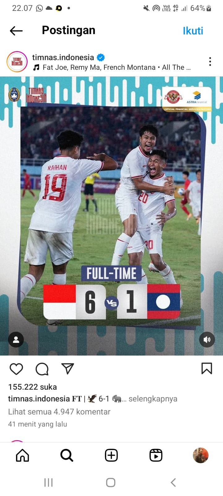 Timnas Indonesia U-16 Hajar Laos 6-1 di Manahan Solo, Langsung Lolos 16 Besar Piala AFF U-16 2024