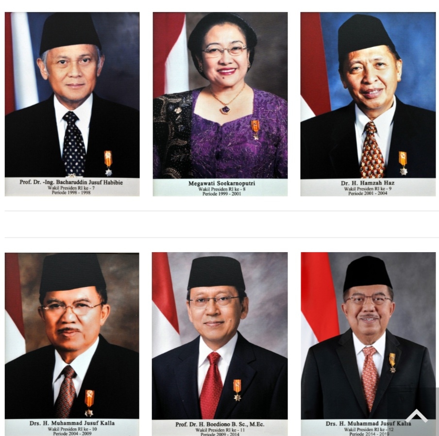 Ini Dia Urutan Wakil Presiden RI Lengkap Dari Masa Ke Masa, Ke 9 Ada Prof. Hamzah Haz yang Dikabarkan Meninggal Dunia