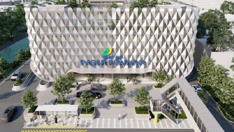 KEREN! Begini Penampakan Pasar Pramuka yang akan Direvitalisasi, Lebih Modern, Bersih dan Teratur