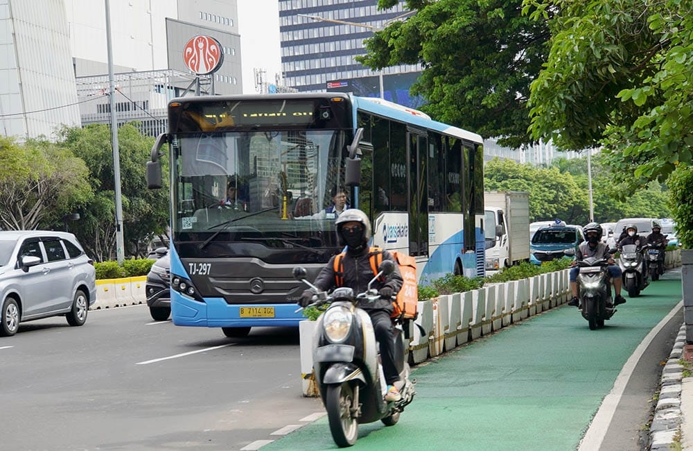 Pesepeda di Jalan Sudirman - Thamrin Dibatasi Hanya Sampai Jam 06.00, Dishub DKI: Lewat itu Harus Masuk Jalur Khusus Sepeda