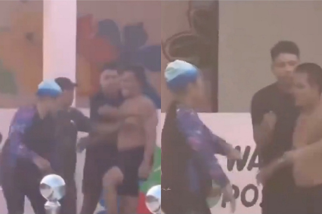 Sesama Guru Olahraga Cekcok, Pria Ini Tendang Alat Vital Wanita Hingga Pingsan dan Jatuh Ke Kolam