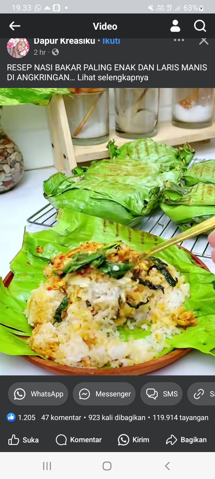 Resep Nasi Bakar Ayam Suwir Kemangi Gampang Bisa Dicoba di Rumah, Rasanya Enak Nendang