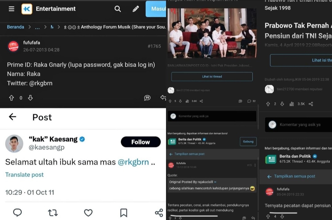 Polemik Akun Fufufafa Diduga Milik Gibran, Bisa Dihack Karena Lupa Password?