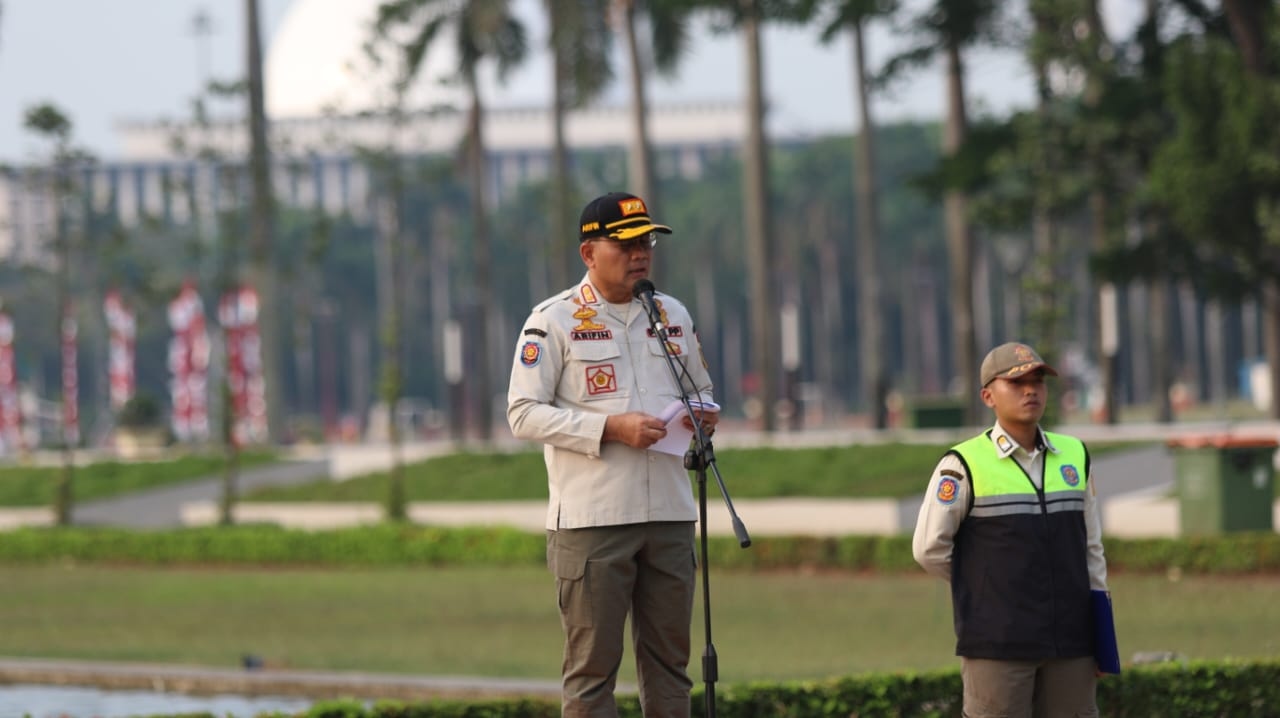 Perketat Keamanan Saat Kunjungan Paus Fransiscus, Satpol PP DKI Kerahkan 535 Personil di Jalur Lalin