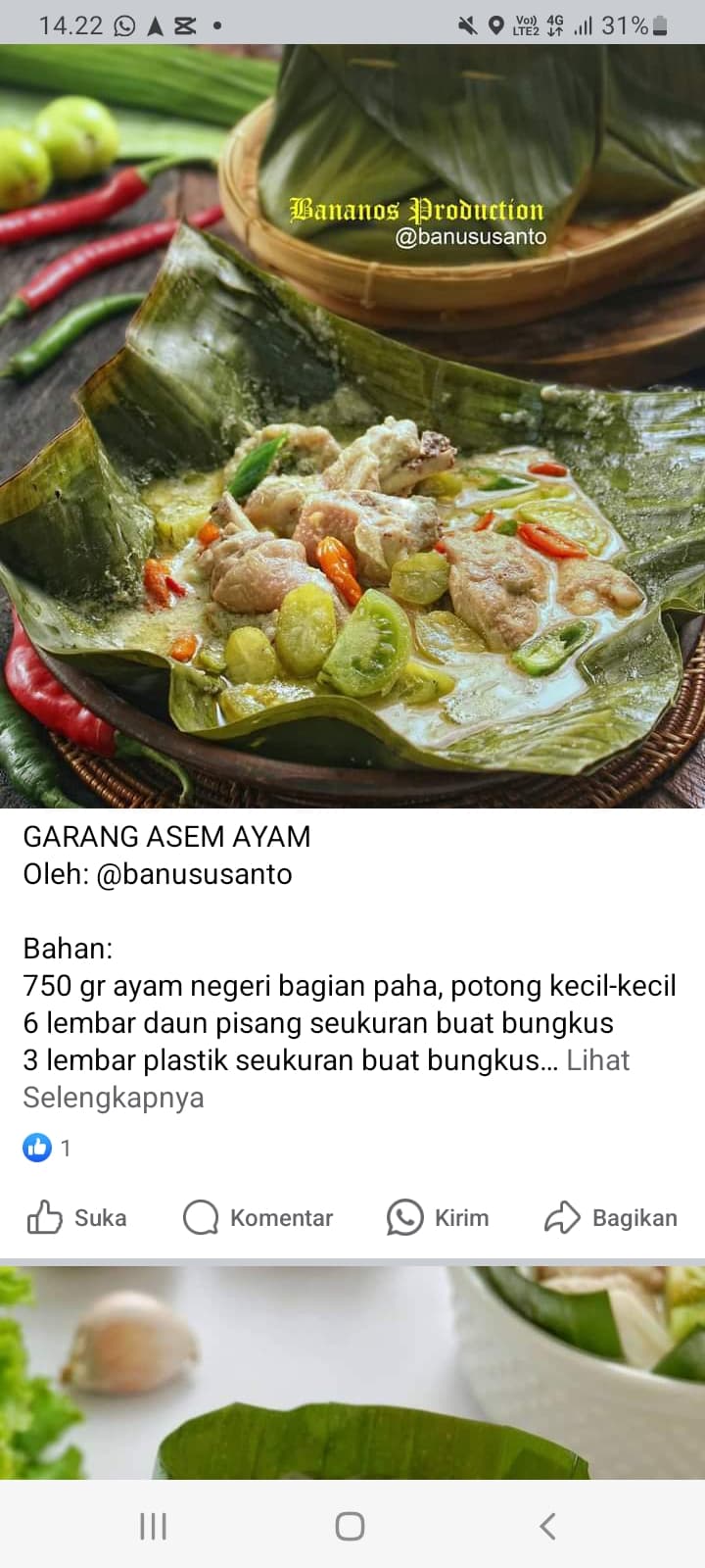 Segar Makan dengan Ayam Garang Asem, Resep dan Cara Membuat Sendiri di Rumah