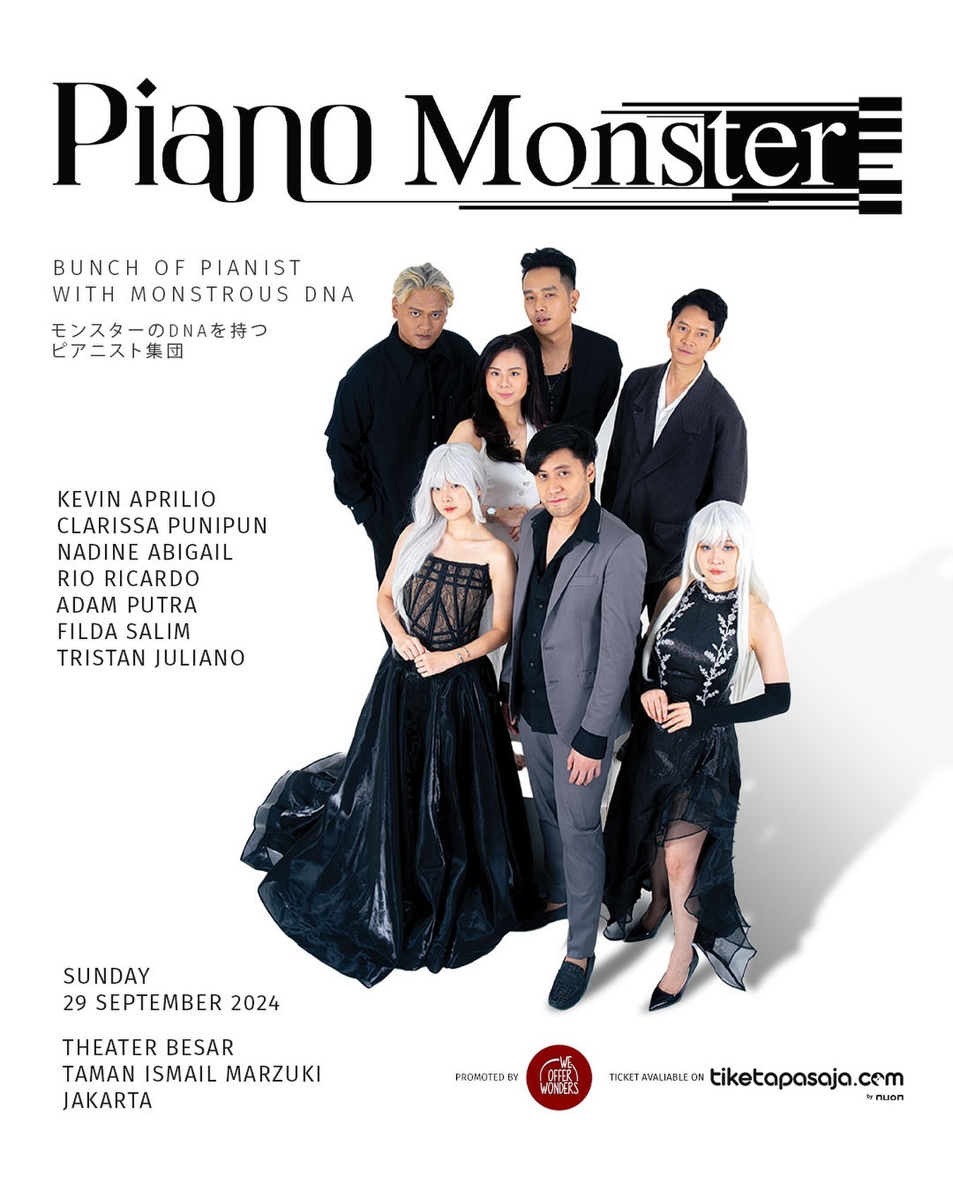 CATAT! PIANO MONSTER Bakal Digelar di Theater Besar TIM Jakarta Akhir Bulan Ini, Menampilkan 7 Pianis Muda, dari Kevin Aprilio hingga Clarissa Punipun