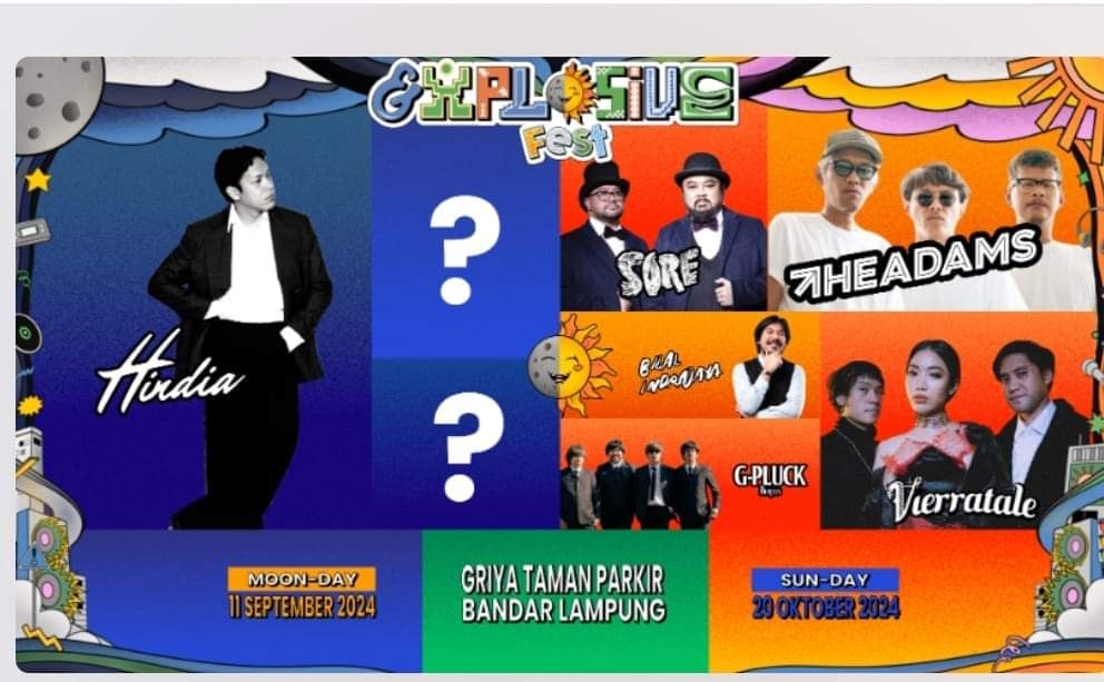 Catat Tanggalnya! Konser Explosive Fest 2024 Akan Hadir di Bandar Lampung, Ada Rumah Sakit, Hindia hingga Vierratale