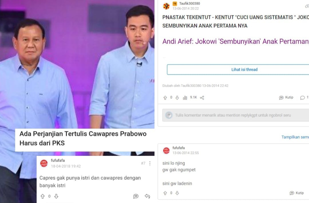 Ragam Hujatan Akun Fufufafa ke Prabowo Subianto dan PKS: Sebut Tak Beristri Hingga Partai Penjual Agama