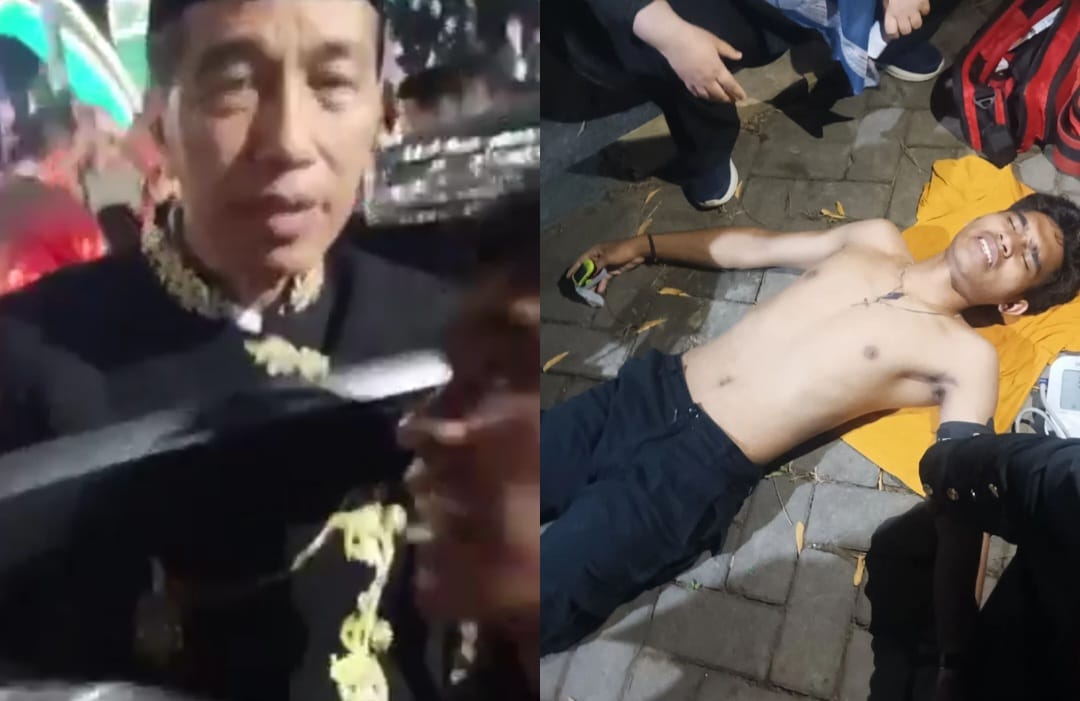 Viral, Pemuda di Samarinda Kena Tendang Paspampers Saat Ingin Foto Dengan Jokowi, Istana Buka Suara