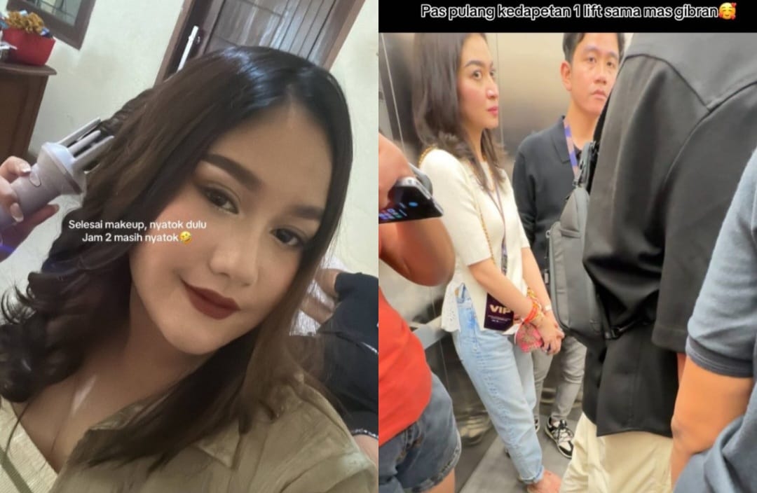 Wanita Ini Pamer Nonton Konser Bruno Mars, Dijemput Provos Hingga Satu Lift Dengan Gibran, Netizen: Siapa Doi?