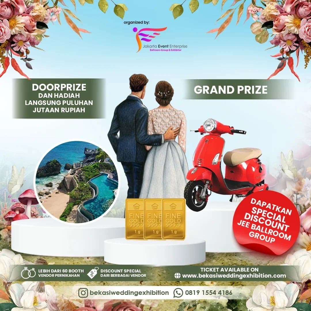 Sejoli Wajib Merapat! Bekasi Wedding Exhibition Akan Digelar di Grand Galaxy Convention Hall Awal Oktober 2024, Tiketnya Cuma Rp 15 Ribu