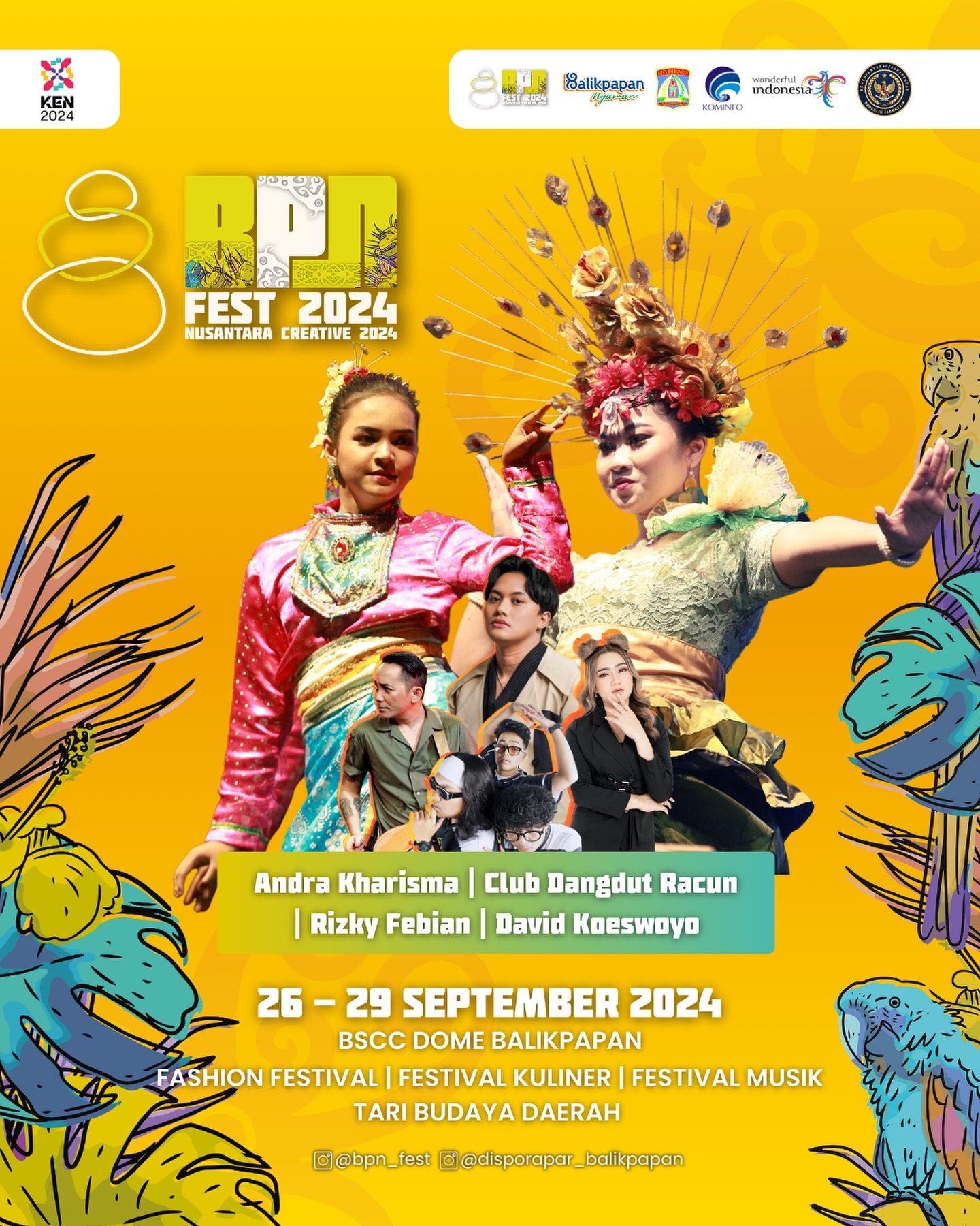 JANGAN LUPA, Balikpapan Fest 2024 Digelar Akhir Pekan ini, Gratis! Dimeriahkan Rizky Febian, Andra Kharisma hingga Club Dangdut Racun