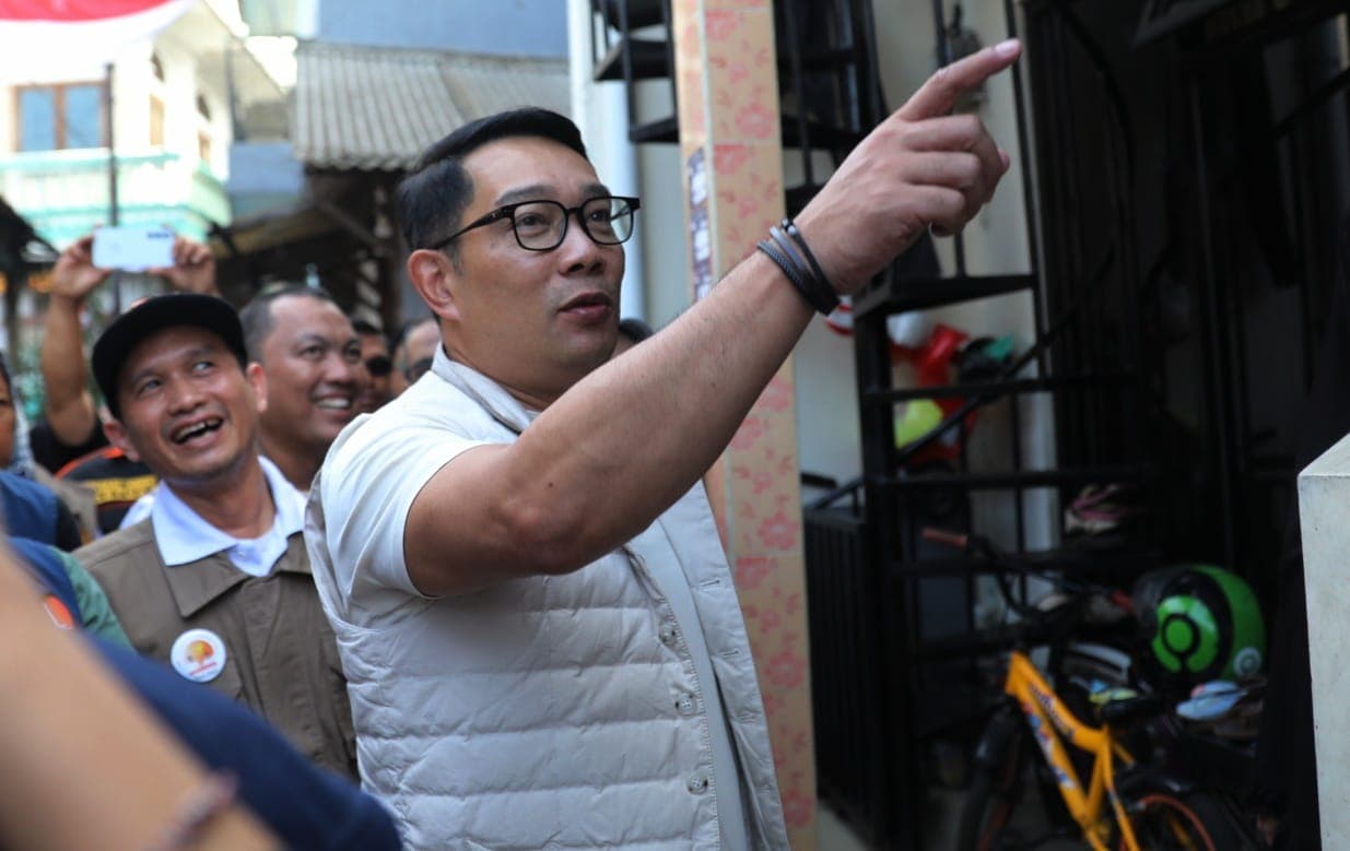 Warga Pancoran Keluhkan Soal Banjir, Ridwan Kamil Janji Akan Perbanyak Sumur Resapan dari Era Anies