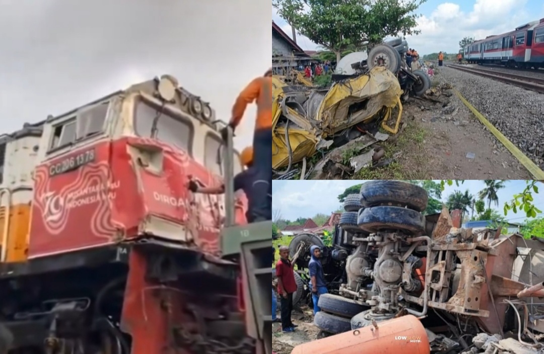 Alami Kerugian Besar, KAI Akan Proses Hukum Truk yang Terobos Palang Kereta Api di Bantul