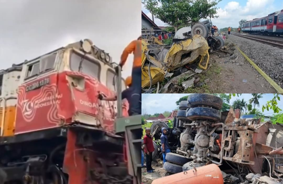 Alami Kerugian Besar, KAI Akan Proses Hukum Truk yang Terobos Palang Kereta Api di Bantul