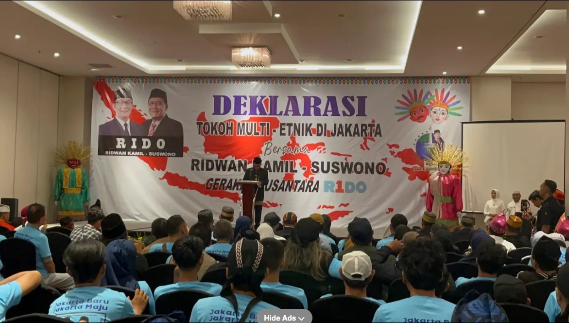 22 Tokoh Lintas Etnis di Jakarta Deklarasi Dukung RIDO, Ridwan Kamil: Ini Salah Satu Deklarasi yang Paling Mengharukan!