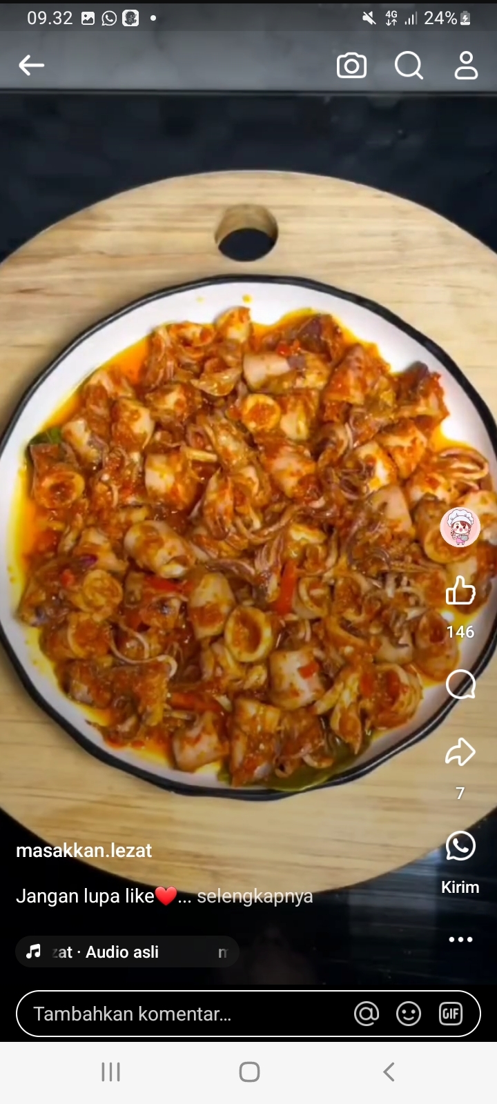 Resep Cumi Balado, Gak Bakal Gagal Bikin Makan Sukses dan Nikmat! Mudah Dibikin di Rumah