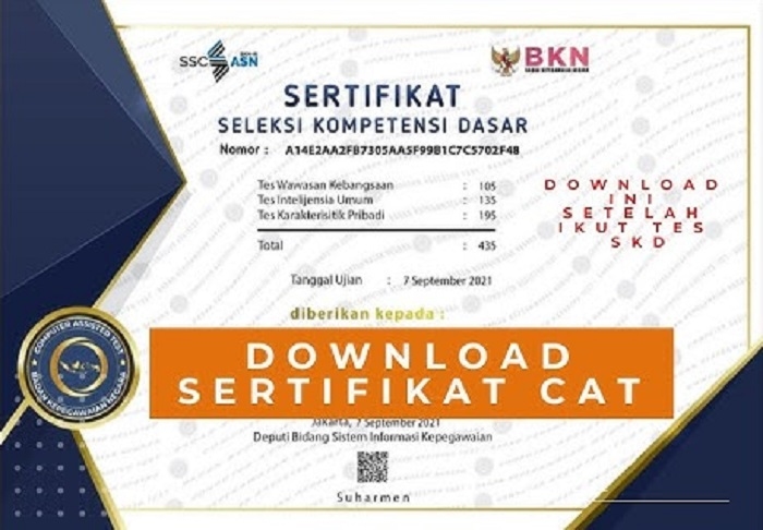 AWAS PALSU! Begini Cara Cek Keaslian Sertifikat SKD CPNS 2024