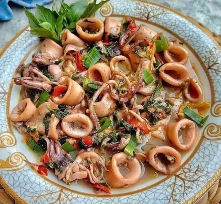 Cumi Kemangi, Menu Makan Siang Dijamin Sukses, Enak Banget Bikin Nambah Nasi Terus