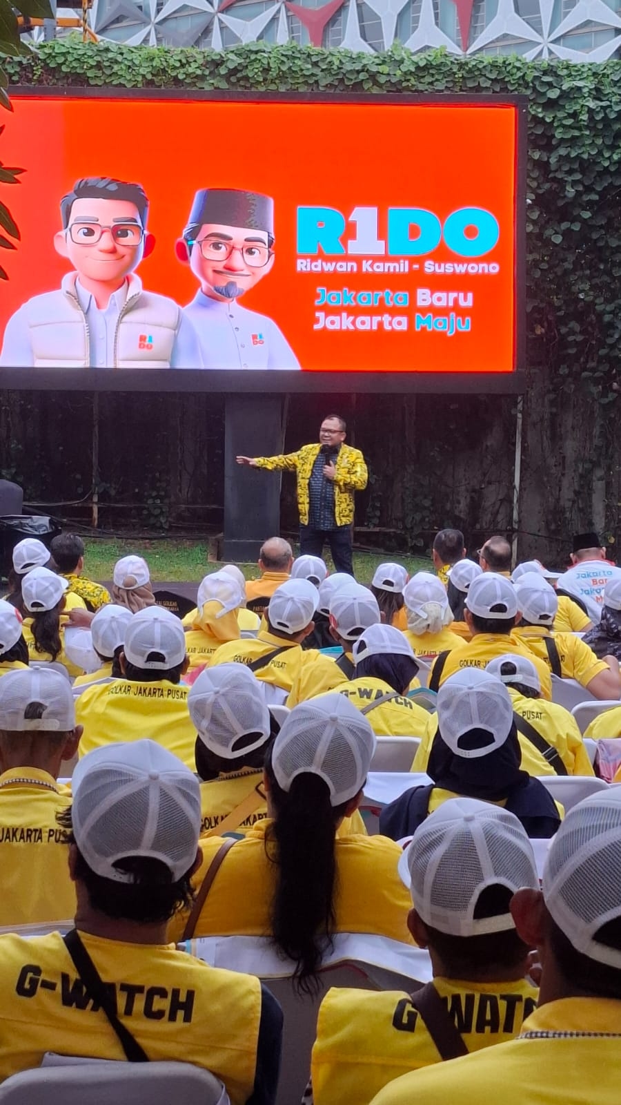 Basri Baco Minta Kader Golkar Wajib Turun Beritahu Warga Jakarta, KJP Dilanjutkan Jika RIDO Menang