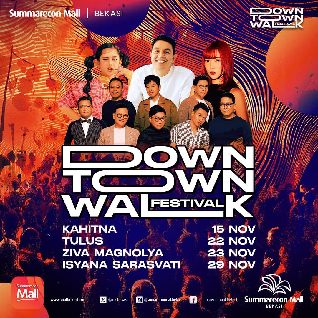 Konser Gratis di Summarecon Mall Bekasi Sepanjang November 2024, Menampilkan Kahitna, Isyana Sarasvati, Tulus, dan Ziva Magnolya, Berikut Jadwalnya!