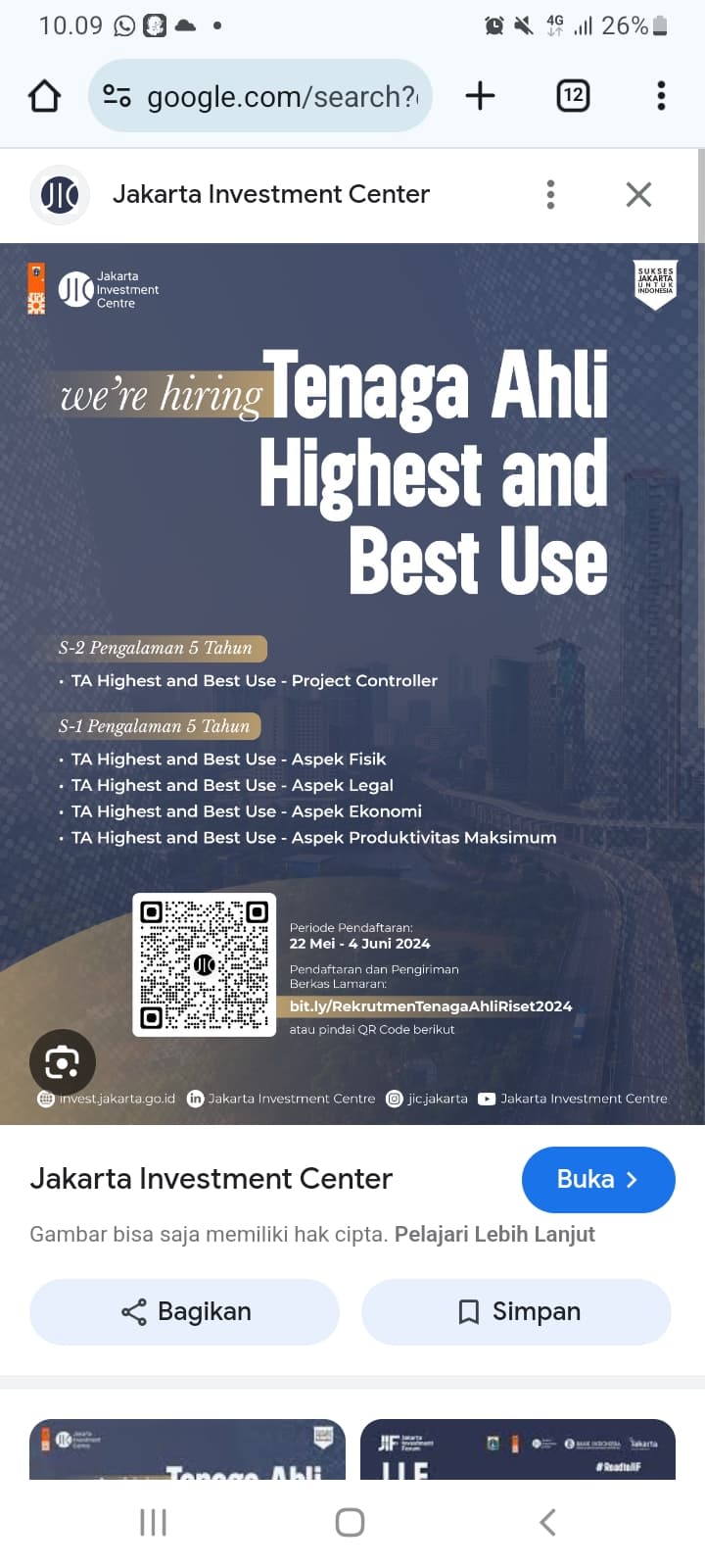 Lowongan Kerja Dinas Penanaman Modal dan Pelayanan Terpadu Satu Pintu Provinsi DKI Jakarta, Batas Akhir 5 Januari 2025