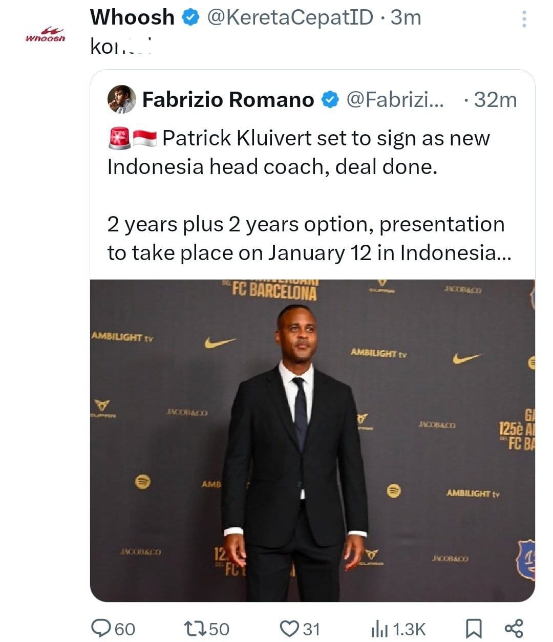 Emosi Karena Shin Tae Yong Dipecat, Admin Whoosh Kena Sanksi Usai Ketahuan Komen Pakai Kata Kasar