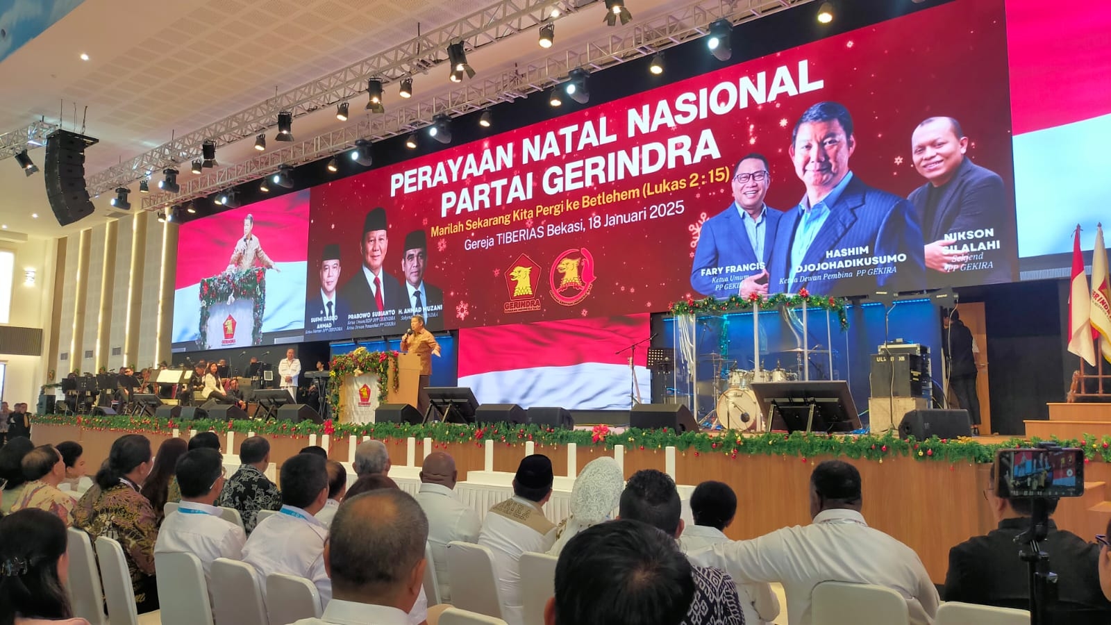 Gerindra Ucapkan Syukur untuk Pemerintahan Prabowo-Gibran Lewat Perayaan Natal