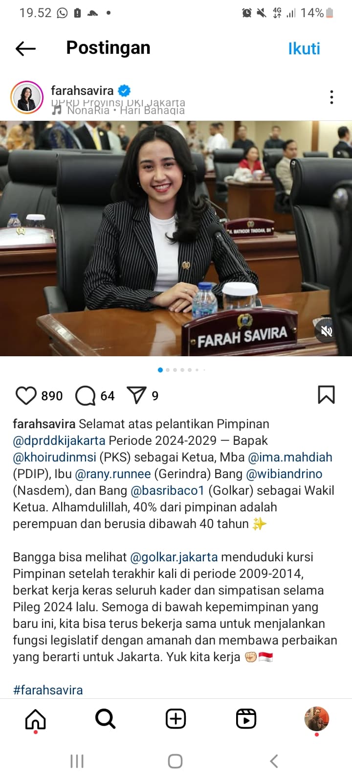 Aksi Tawuran Marak di Jakarta Selama Ramadhan, Legislator Golkar Farah Savira Minta Pengawasan Ditingkatkan pada Siang hingga Malam Hari