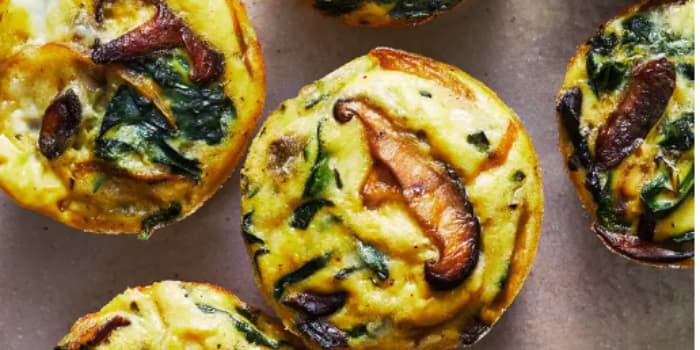 Resep Camilan Sehat Pie Mini Bayam dan Jamur yang Lezat dan Rendah Kalori