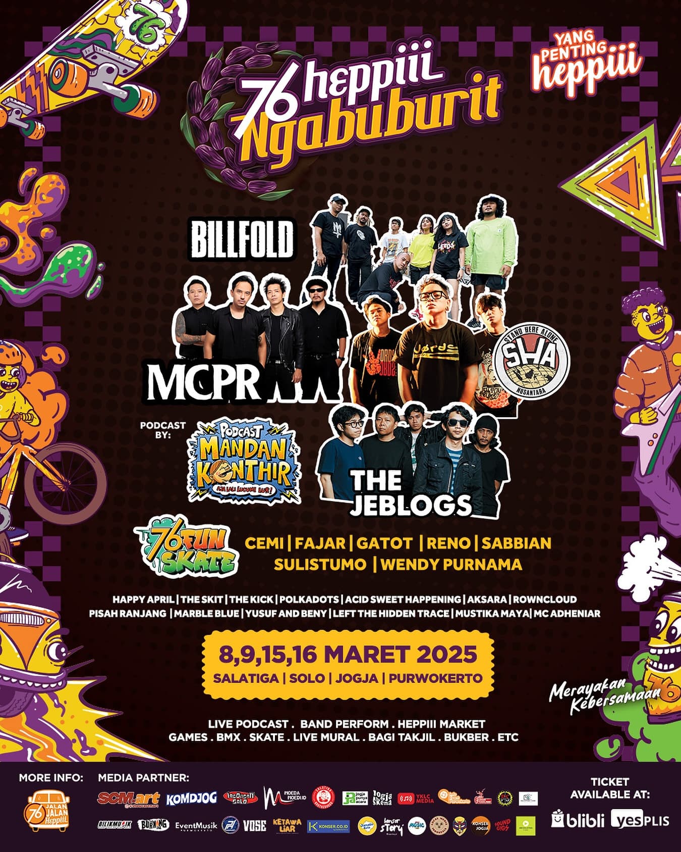 76 Heppiii Ngabuburit 2025: Pentas Musik di 4 Kota Sepanjang Ramadhan, Berikut Jadwal dan Lineup Lengkapnya!