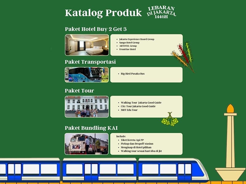 Hadirkan Program Lebaran di Jakarta, Disparekraf DKI Tawarkan Wisata Murah, Mulai dari Paket Bus hingga Hotel