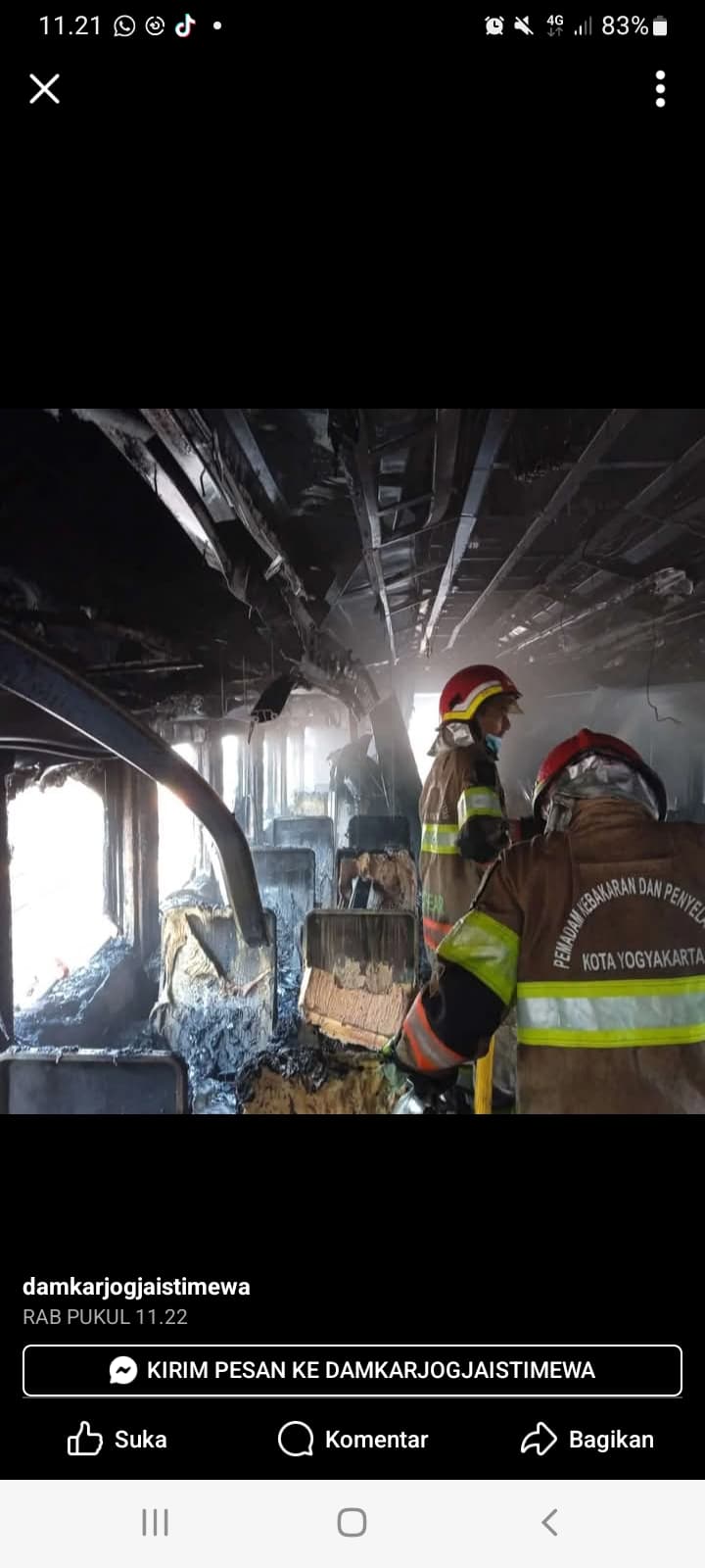 Detik-detik Pelaku Bakar Gerbong Kereta di Stasiun Jogja Bermodal Kertas, Pelaku Ternyata Warga Jakarta