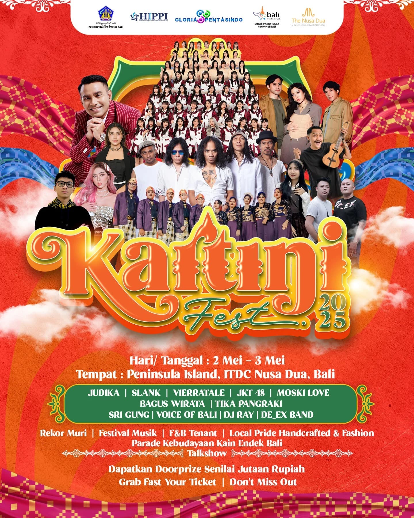 Kartini Fest 2025 Segera Digelar di Bali, Menghadirkan Slank, JKT48, Judika hingga Vierratale. Simak Tanggal dan Harga Tiketnya!