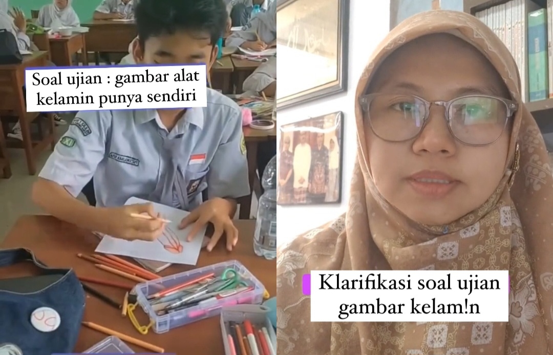 Tuai Kecaman, Guru di Kabupaten Bandung Jawa Barat Beri Soal Ujian ke Siswa untuk Gambar Alat Kelamin Sendiri