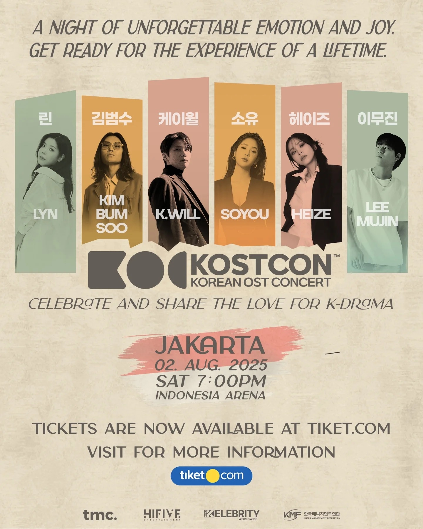 K-popers Merapat! Konser OST Drakor Bakal Digelar di Jakarta Awal Agustus 2025, Menampilkan 6 Musisi Korea, Segini Harga Tiketnya