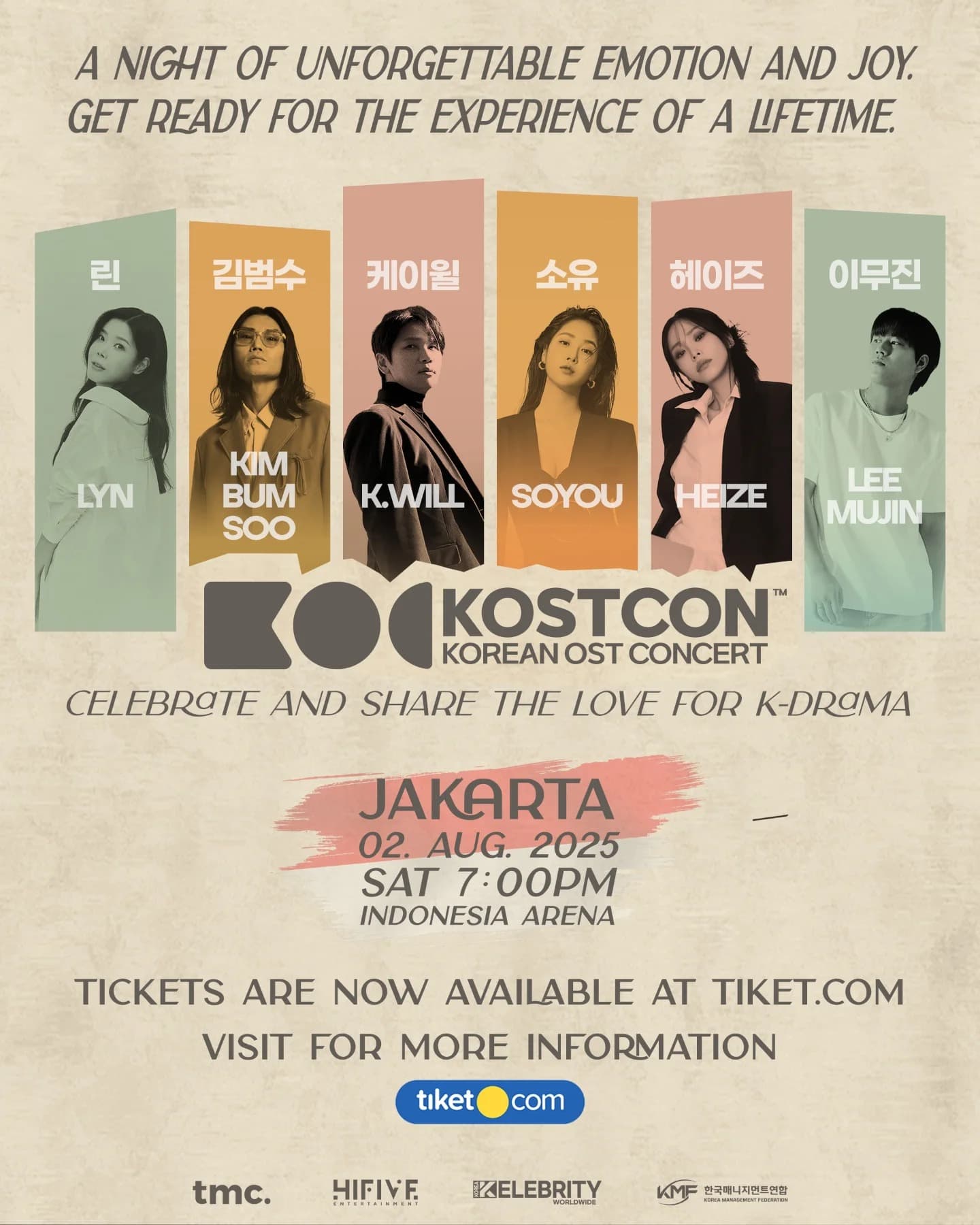 K-popers Merapat! Konser OST Drakor Bakal Digelar di Jakarta Awal Agustus 2025, Menampilkan 6 Musisi Korea, Segini Harga Tiketnya