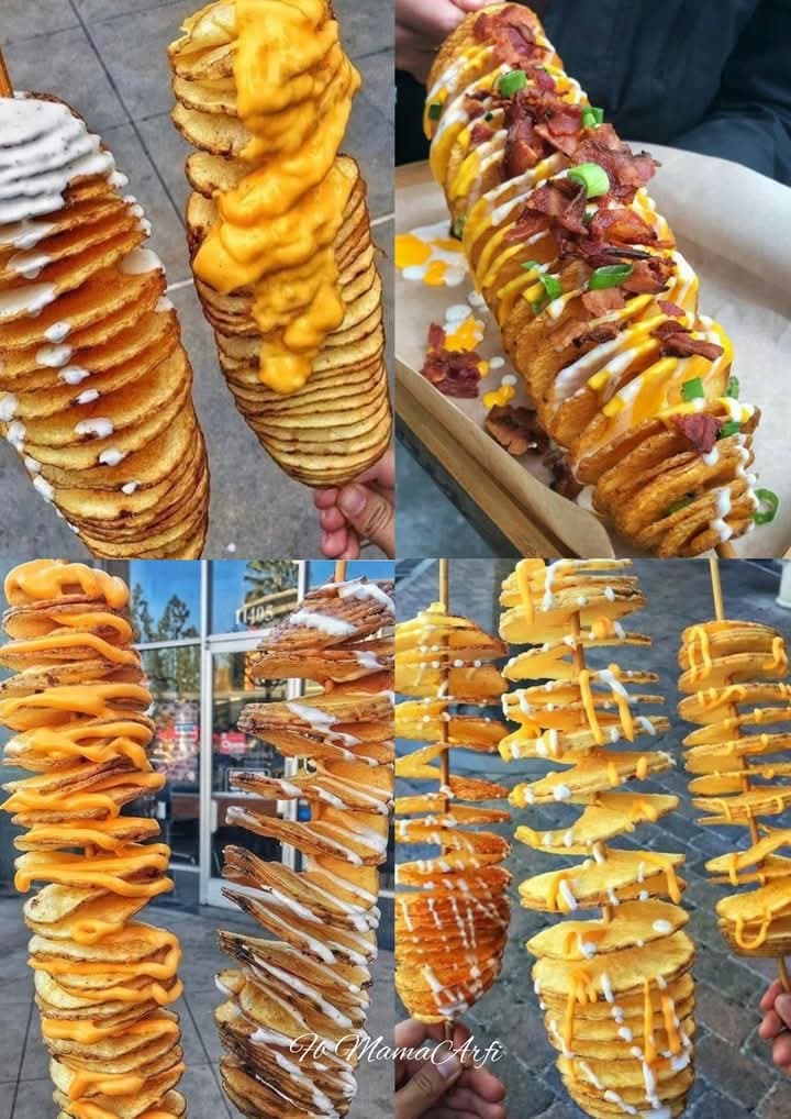 Jajanan Enak Mudah, Kentang Spiral, Resep dan Cara Membuat Sendiri di Rumah