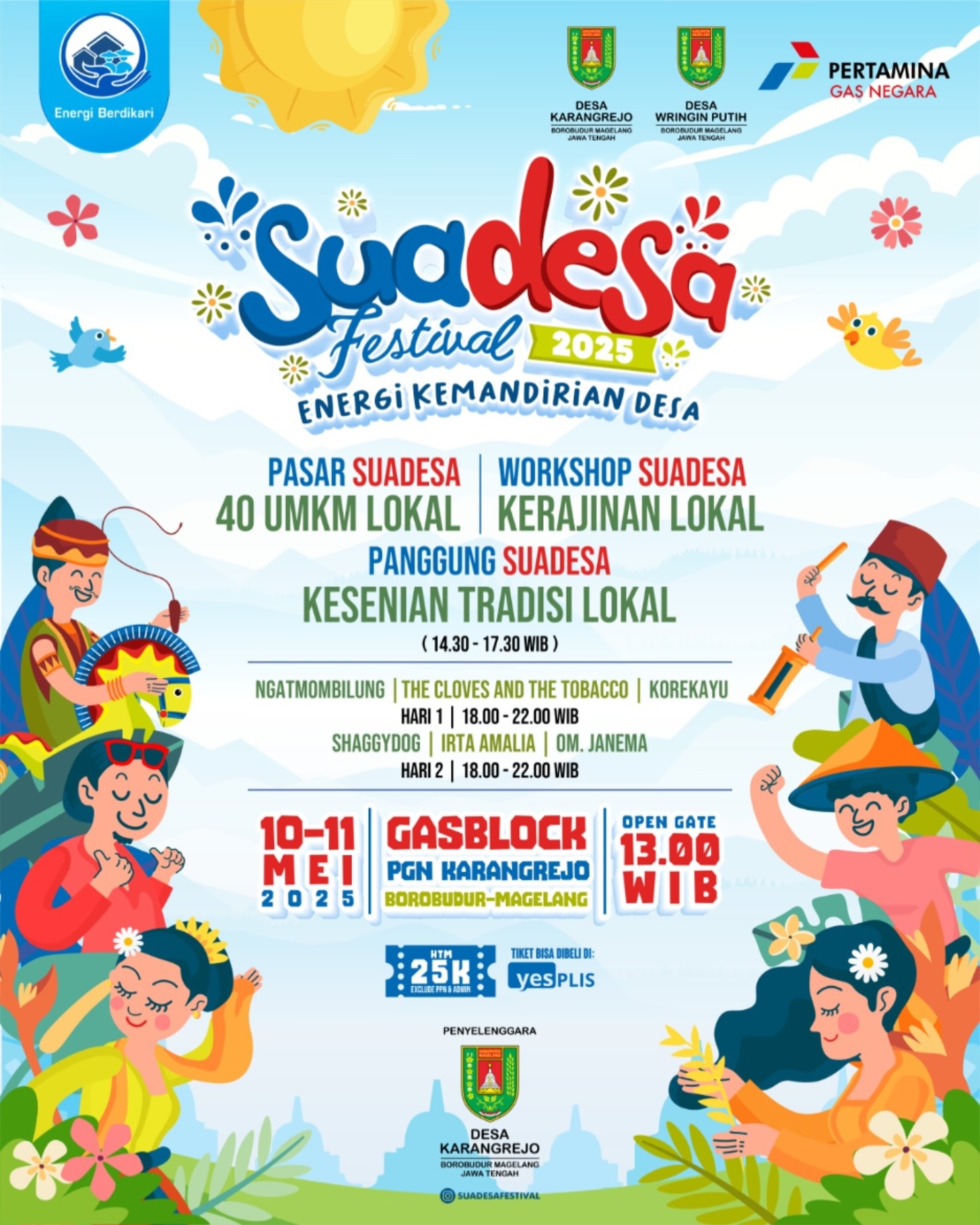 Tiketnya Cuma Rp 25 Ribu! Suadesa Festival 2025 Nanti Malam Menghadirkan Shaggydog hingga Om Janema, Simak Lokasi Konsernya di Sini