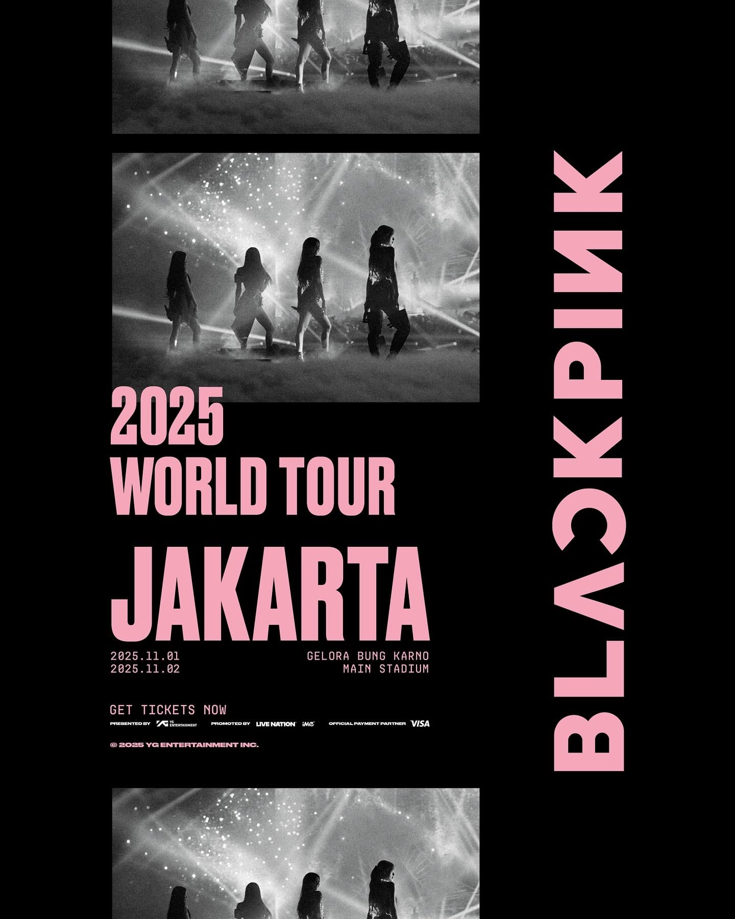 Tiket Konser BLACKPINK 2025 Jakarta Rp 3,8 Juta, Bonus VIP Gift Set, VIP Laminate and Lanyard serta Akses ke Booth Merchandise Khusus
