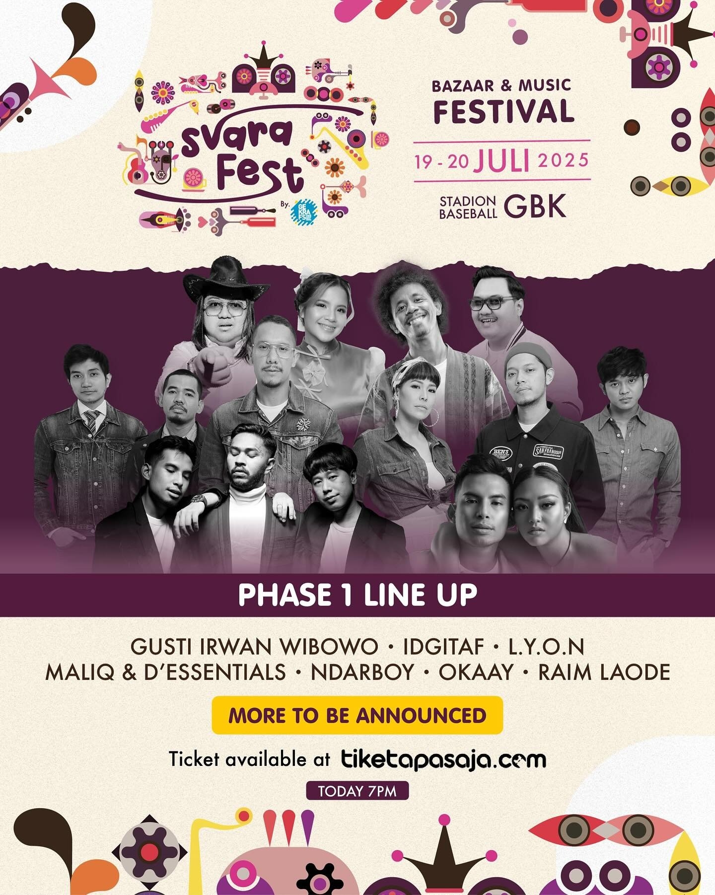 CATAT! Idgitaf hingga Ndarboy dan Okaay Bakal Meriahkan Svara Fest 2025 di GBK Bulan Depan, Beli Tiketnya Sekarang Mumpung Masih Murah