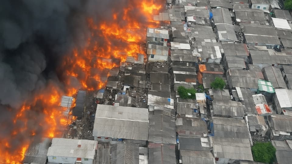 Si Jago Merah Lahap Bangunan Semi Permanen di Kapuk Muara: Kerugian Capai Rp8 Miliar