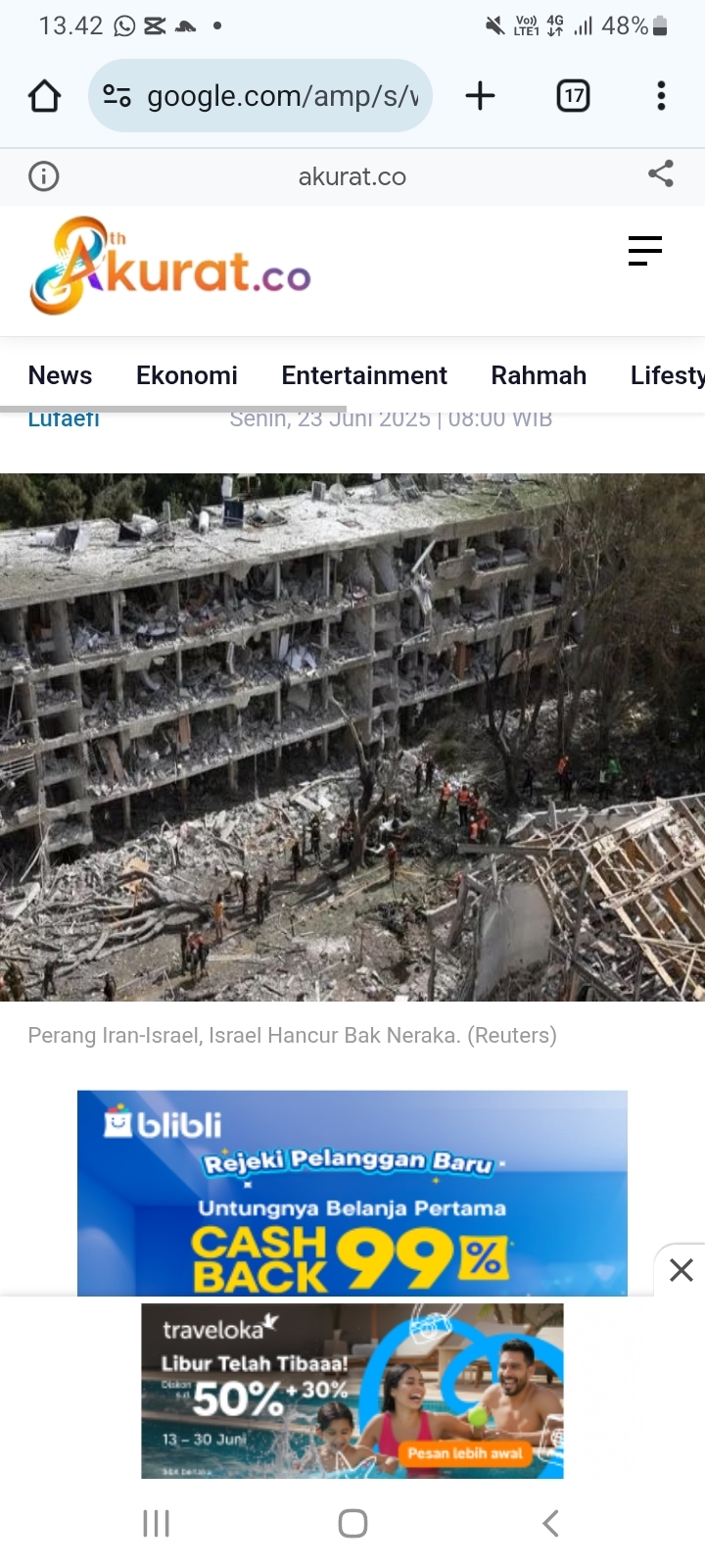 Iran Tuntut Keadilan, Desak PBB Awasi Juga Fasilitas Nuklir di Israel