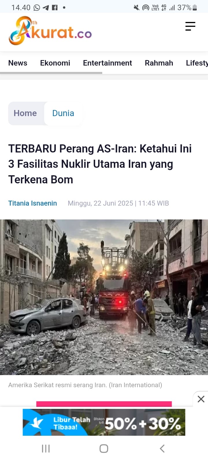 Usai Serangan AS, Parlemen Republik Islam Iran Setujui Usulan Penutupan Selat Hormuz, Indonesia Berdampak Ini