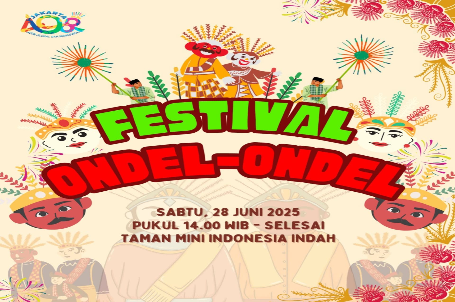 Rayakan Semarak Budaya Betawi di Festival Ondel-Ondel 2025 di TMII