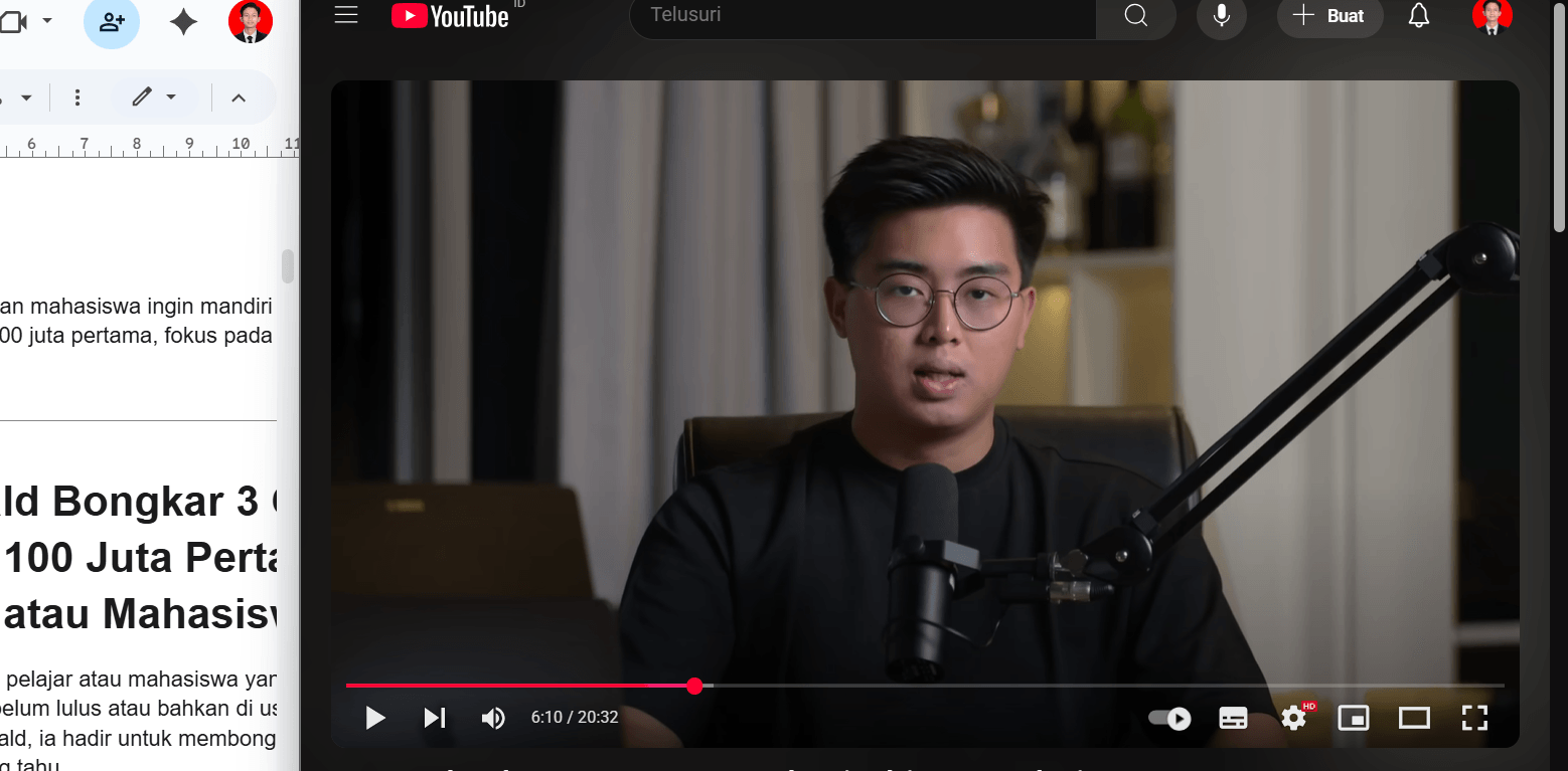 Timothy Ronald Bagikan Cara Agar Pelajar atau Mahasiswa Bisa Meraih 100 Juta Pertama, Tanpa Harus Nunggu Lulus Kuliah!